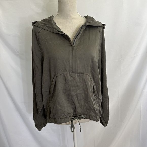 Lululemon Athletica City Stroll Hoodie Green Tencel Pullover Jacket 10 - Picture 2 of 6